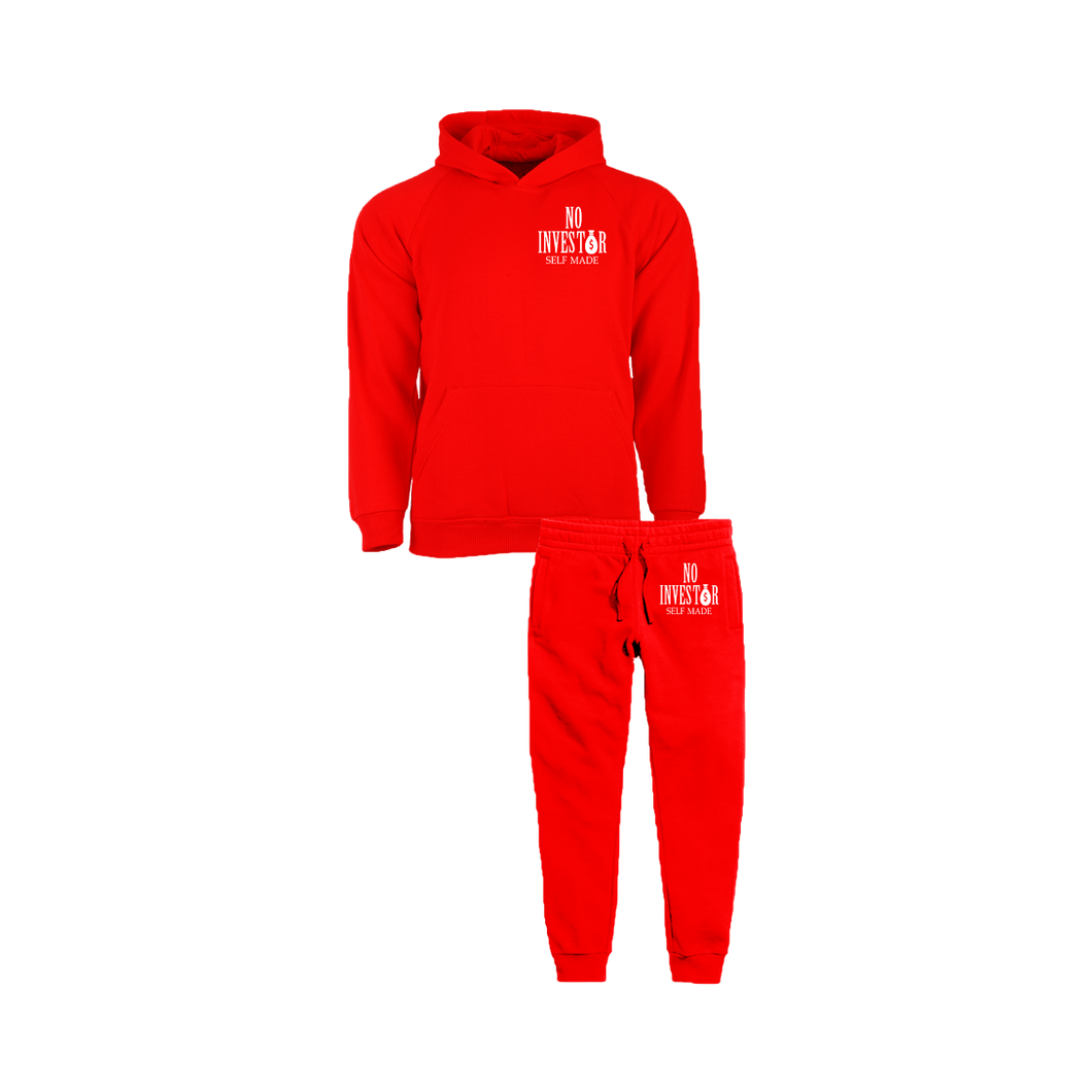No Investor Sweat Suit Collection (Red)